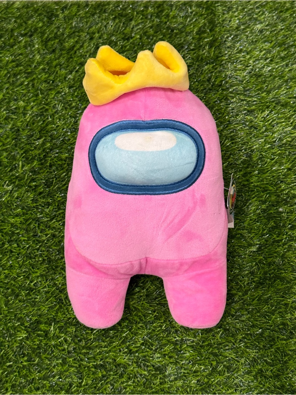 Among Us Pink Crewmate Plush Crown 11" Just Toys Stuffed Animal Toy Toikido